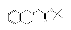 N-(t-butyloxycarbonyl)amino-1,2,3,4-tetrahydroisoquinoline结构式