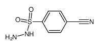 4-cyanobenzenesulfonohydrazide结构式