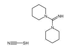 1,1,3,3-bispentamethyleneguanidine thiocyanate结构式