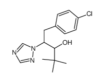 (2RS,3RS)-1-(4-chlorophenyl)-4,4-dimethyl-2-(1H-1,2,4-triazol-1-yl)-pentan-3-ol Structure