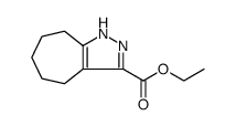 ethyl 2,4,5,6,7,8-hexahydrocyclohepta[c]pyrazole-3-carboxylate结构式