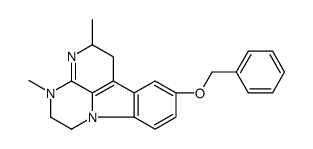 8-(benzyloxy)-3,5-dimethyl-2,3,5,6-tetrahydro-1H-3,4,10b-triazafluoranthene Structure