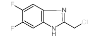 2-Chloromethyl-5,6-difluoro-1H-benzoimidazole structure