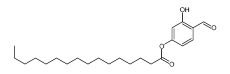 (4-formyl-3-hydroxyphenyl) hexadecanoate结构式