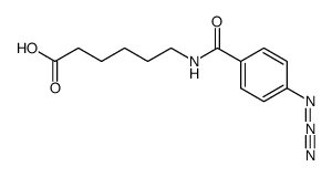 6-[(4-Azidobenzoyl)amino]hexanoic acid Structure