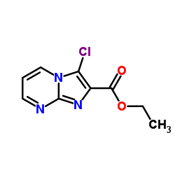 Ethyl 3-chloroimidazo[1,2-a]pyrimidine-2-carboxylate Structure