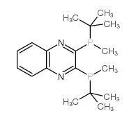 (R,R)-(-)-2,3-双(叔丁基甲基膦基)喹喔啉[ (R,R)-QuinoxP*]结构式