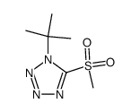 1-tert-butyl-1H-tetrazol-5-yl methyl sulfone structure