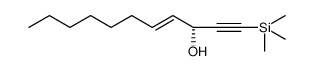 4-Undecen-1-yn-3-ol, 1-(trimethylsilyl)-, (3R,4E) Structure