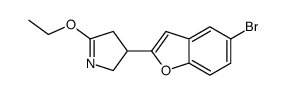 3-(5-bromo-1-benzofuran-2-yl)-5-ethoxy-3,4-dihydro-2H-pyrrole Structure