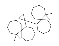 13-[1-(6,6-dimethylspiro[6.6]tridecan-13-yl)cyclopropyl]-6,6-dimethylspiro[6.6]tridecane Structure