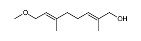 2,6-Octadien-1-ol, 8-methoxy-2,6-dimethyl-, (2E,6E)结构式