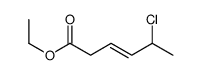 ethyl 5-chlorohex-3-enoate结构式