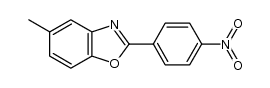 5-methyl-2-(4-nitrophenyl)-1,3-benzothiazole结构式