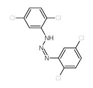 2,5-dichloro-N-(2,5-dichlorophenyl)diazenyl-aniline结构式