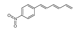 (E,E)-1-(p-nitrophenyl)-1,3,5-hexatriene Structure