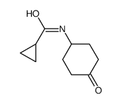 N-(4-oxocyclohexyl)cyclopropanecarboxamide结构式