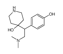 4-[2-(dimethylamino)-1-(4-hydroxyphenyl)ethyl]piperidin-4-ol Structure