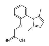 2-[2-(2,5-dimethylpyrrol-1-yl)phenoxy]acetamide结构式