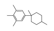 5-(1,4-dimethylcyclohexyl)-1,2,3-trimethylbenzene Structure