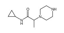 1-Piperazineacetamide, N-cyclopropyl-α-methyl picture