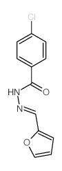 Benzoicacid, 4-chloro-, 2-(2-furanylmethylene)hydrazide picture