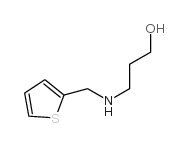 3-((THIEN-2-YLMETHYL)AMINO)PROPAN-1-OL structure