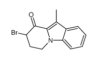 8-bromo-6,7,8,9-tetrahydro-10-methylpyrido(1,2-a)indol-9-one Structure