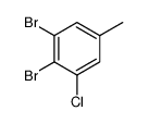 Benzene, 1,2-dibromo-3-chloro-5-methyl Structure