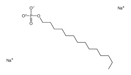 1-Tetradecanol, phosphate, sodium salt结构式