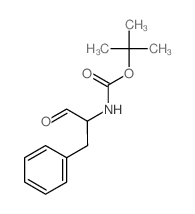 tert-Butyl N-(1-benzyl-2-oxoethyl)carbamate Structure