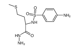 N-sulfanilyl-DL-methionine hydrazide Structure