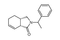 (3aS,7aR)-2-(1-Phenyl-ethyl)-2,3,3a,4,5,7a-hexahydro-isoindol-1-one Structure