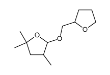 2,2,4-Trimethyl-5-tetrahydrofurfuryloxy-tetrahydro-furan Structure