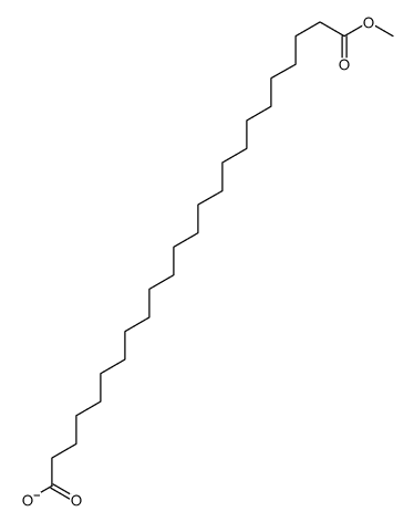 24-methoxy-24-oxotetracosanoate Structure