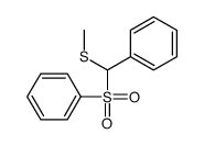 [benzenesulfonyl(methylsulfanyl)methyl]benzene结构式