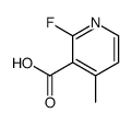 2-fluoro-4-methylpyridine-3-carboxylic acid structure