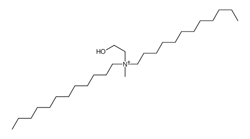 didodecyl-(2-hydroxyethyl)-methylazanium结构式