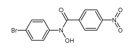 N-(4-nitrobenzoyl)-N-4-(bromophenyl)hydroxylamine Structure