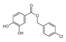 (4-chlorophenyl)methyl 3,4-dihydroxybenzoate结构式