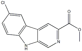 Methyl 6-chloro-9H-pyrido[3,4-b]indole-3-carboxylate Structure