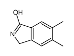 5,6-二甲基-2,3-二氢-异吲哚-1-酮结构式