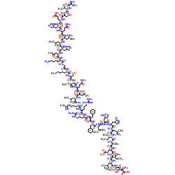 pTH-Related Protein (1-34) (human, mouse, rat)结构式