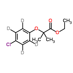 Clofibrate-d4 Structure