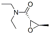 Oxiranecarboxamide, N,N-diethyl-3-methyl-, trans- (9CI) Structure