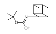 Carbamic acid, pentacyclo[4.2.0.02,5.03,8.04,7]octyl-, 1,1-dimethylethyl ester Structure