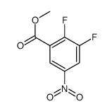 methyl 2,3-difluoro-5-nitrobenzoate结构式