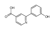 2-(3-hydroxyphenyl)pyridine-4-carboxylic acid Structure