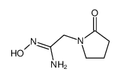 N'-hydroxy-2-(2-oxopyrrolidin-1-yl)acetimidamide Structure