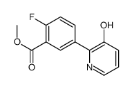 methyl 2-fluoro-5-(3-hydroxypyridin-2-yl)benzoate Structure